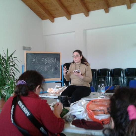 Durante la presentazione di Parma di un paio di anni fa.