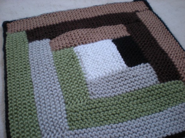 Una semplice piatrella Log Cabin