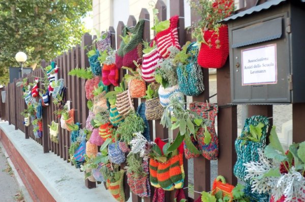 Installazione alla scorsa edizione di "Filo lungo filo"