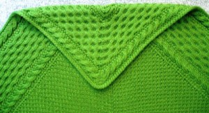 Vuoi impartare come sono fatte le treccce di questa copertina? Vieni al corso da WoolCrossing!