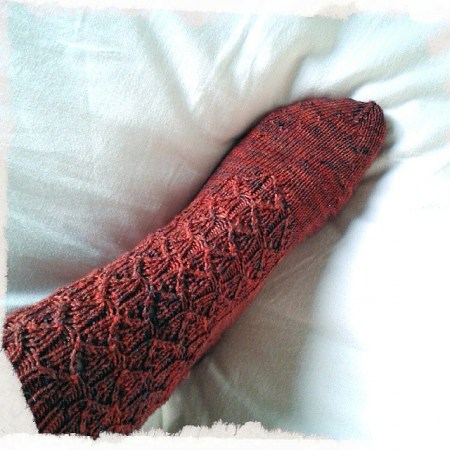 Primo calzino finito!