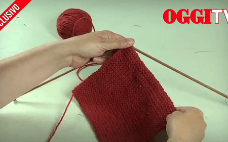 Come intrecciare le maglie.