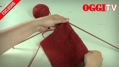 Come intrecciare le maglie.