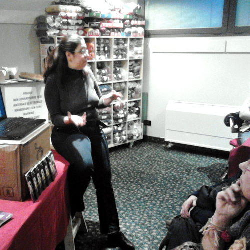 La conferenza sui filati da Mister Lino