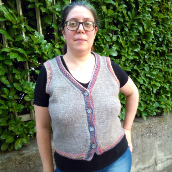 Pixel, gilet top down