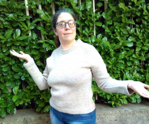 Un maglione top down simile a quello che gli allievi del coros potrebbero imparare ad eseguire