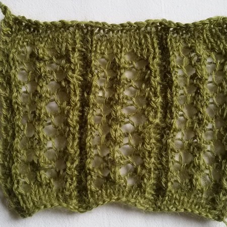 Il campione di finto merletto