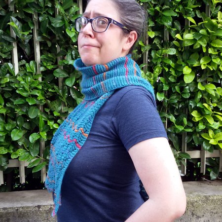 Fish Factor può essere indossata anche come sciarpa!