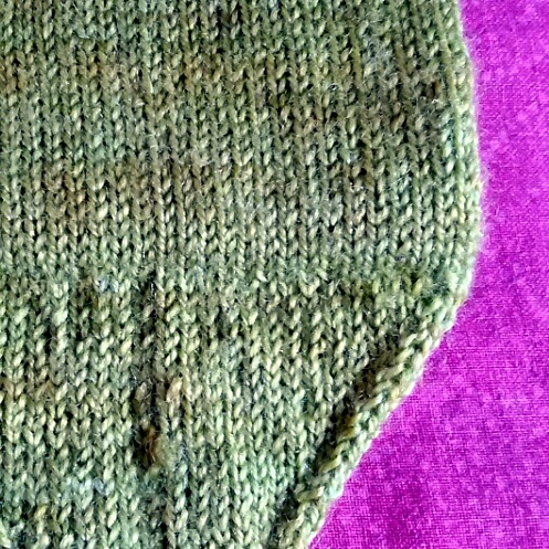 La parte superiore del lavoro è stata semplicemente lavata