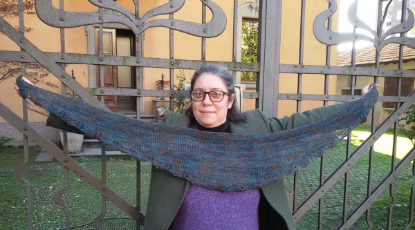 Lo scialle Natale a Milano da oggi su Ravelry