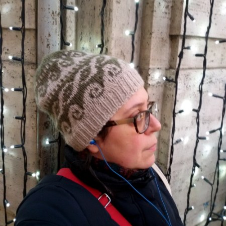 Trocta si lavora con due gomitoli di Green Wool di Sesia