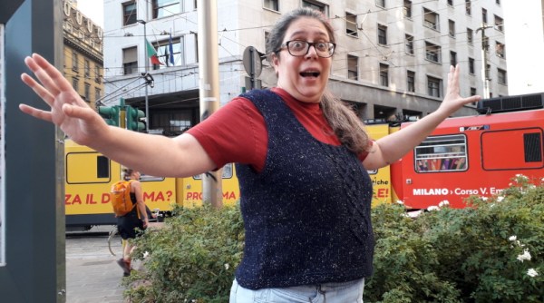 Griotte è un gilet top down con una facile costruzione raglan