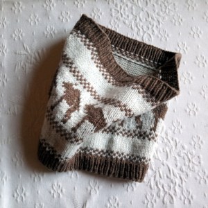 scaldacollo ai ferri con cane gobbo