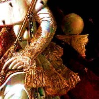 Dettaglio manica e panneggio